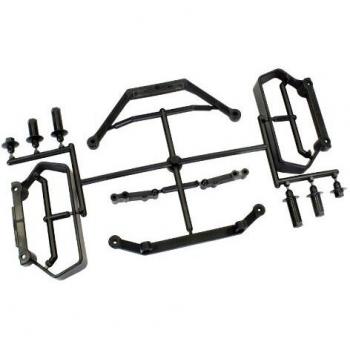 Kyosho- Soporte de carrocería, Color Negro