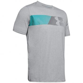 Under Armour (UNDKU) Fast Left Chest 2.0 Camisa Manga Corta, Hombre, Gris, MD