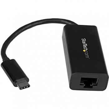 StarTech.com USB C to Gigabit Ethernet Adapter - Black - USB 3.1 to RJ45 LAN Network Adapter - USB Type C to Ethernet