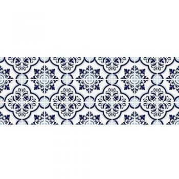 Laroom Alfombra Vinílica de Cocina Diseño Estoril, Vinilo Antiliscante, Gris, 50x133 cm