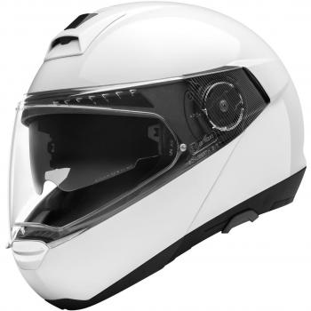 SCHUBERTH C4 Pro Blanco Brillante Modulares Casco De Motocicleta Tamano S
