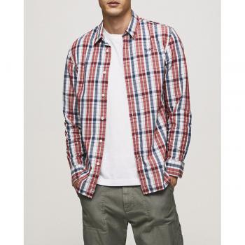 Camisa Pepe Jeans Loick - Hombre - 100% Algodón - Popelín Slim