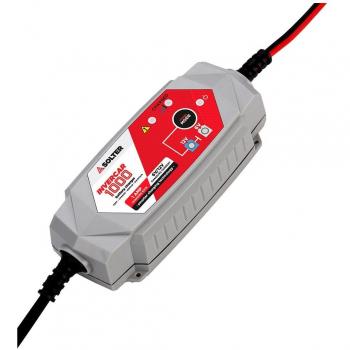 Cargador Inteligente de Baterías Invercar 1000 6/12V 1A para Coches y Motos Solter