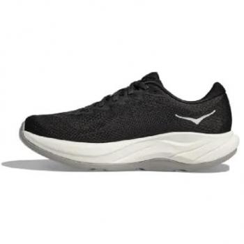 HOKA Women's Rincon 4 Road Running Shoes, Black/White, Size 4.5