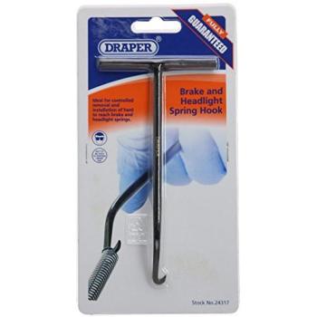Draper 24317 Muelle Ganchos para Plumas en Faros Delanteros/Freno lámpara