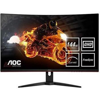 AOC Monitor Gaming CQ32G1- 32 Curved 1800R, Full HD, 144Hz, VA, 1ms, FreeSync Premium, 1920x1080, 250 cd/m, D-SUB, HDMI 2x1.4, Displayport 1x1.2