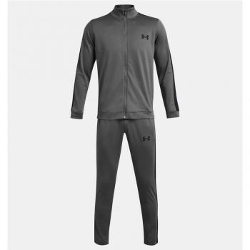 Chándal de fitness Under Armour Knit para hombre en color gris, material ligero y transpirable, diseño cómodo y ajustado, ideal para entrenamiento y actividades deportivas