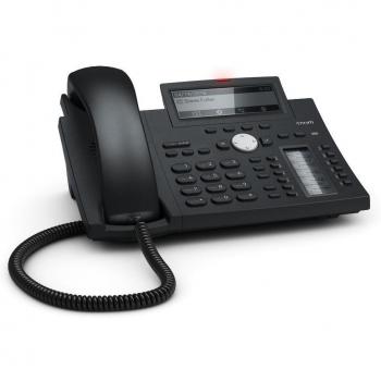 Snom D345 Wired handset Negro, Azul - Teléfono IP