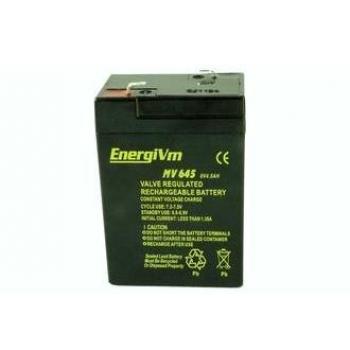 Batería de Plomo 6Vdc 4,5Ah AGM 70x47x100mm ENERGIVM