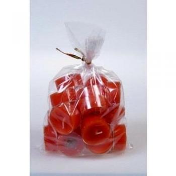 20Original Danés velas sin aroma en acrílico de Cup Naranja