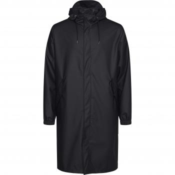 Rains Fishtail Parka - Black - Unisex, Size M, Female
