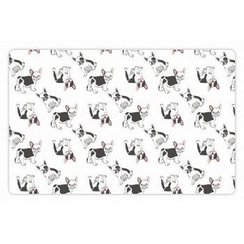Alfombra de Vinilo Impermeable para Mascotas - French Bulldog 48x75 cm