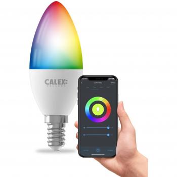 Calex Smart vela LED E14 B35 4,9W CCT RGB