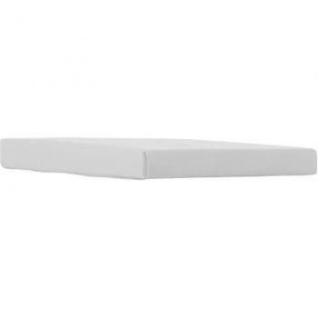 Sábana Bajera Extra Profunda de Algodón Pima 450 Hilos Individual Blanca Belladorm