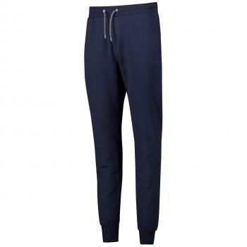 CMP Men's Cotton Stretch French Terry Long Trousers Pants, Black Blue, 56