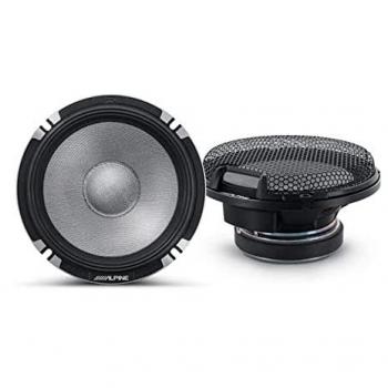 Altavoces Alpine R2-S652 Componente 2 vías Pro, R-Series, diseño de alta calidad, sonido potente y claro, aptos para instalación en coche