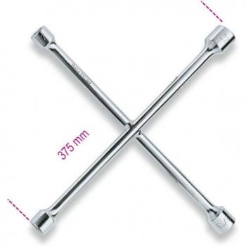 Llave Cruzada para Tuercas de Ruedas Beta Art. 979, Tamaños: 17mm, 19mm, 22mm y 1/2, Marca: BETA