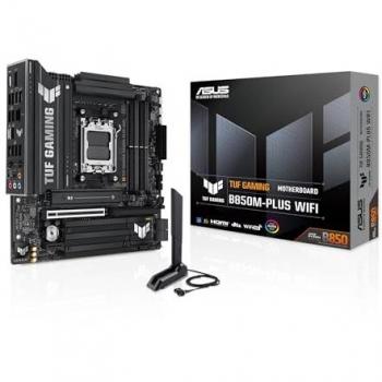 Placa Base ASUS TUF Gaming B850M-Plus WiFi mATX para CPUs AMD AM5, DDR5, PCIe 5.0, 3x M.2, WiFi 6E