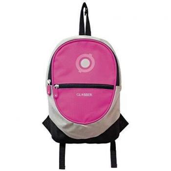 Mochila Rosa para Patinete y Bicicleta Globber con Diseño Variado