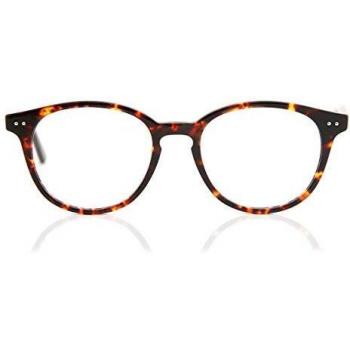 Oval Montura Completa Plástico Careyshell Gafas Recetadas para Hombre - Gafas Anti-Azules - SmartBuy Collection