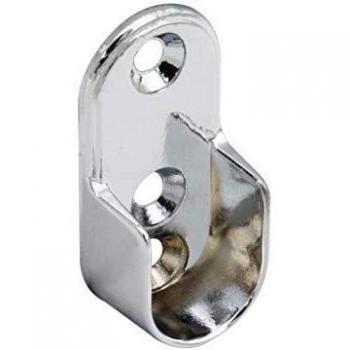 Riel Chyc 5436010 Soporte Lateral Oval para Tubo Ø 16 mm. Cromado, 0, Multicolor, X-Large