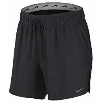 Nike W NK Dry Short ATTK CLRSHFT Pantalon Corto, Mujer, Black, L