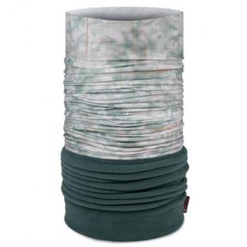 Bufanda Tubular Polar para Hombre Verde y Gris