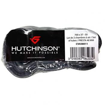 Cámara de Aire Hutchinson 700x37-50 Válvula Presta (2 unidades) Negra