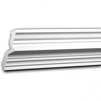 Cornisa Decorativa Neoclásica Blanca de Estuco 2 m - PROFHOME DECOR