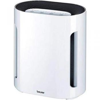 Purificador de Aire Beurer LR 210 con Filtro HEPA, Función Iónica y Temporizador, para Espacios hasta 28m2
