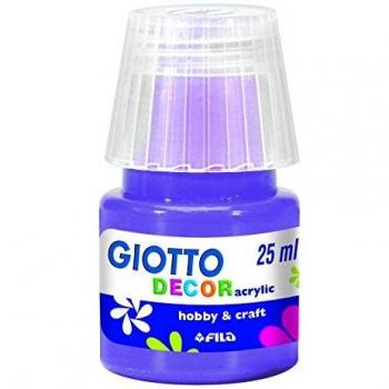 Giotto 5381 19 Decor Pintura Acrílica, púrpura, 3 x 3 x 6 cm