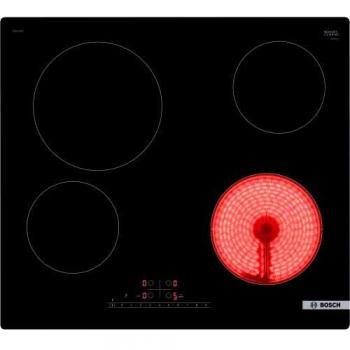 Placa Vitrocerámica Bosch 60cm 4 Fuegos 6900W PowerBoost Negra - PKE611FN8E