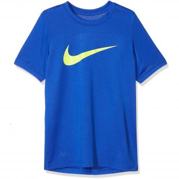 Nike Dry Swoosh Solid Camiseta, Niños, Hyper Royal/