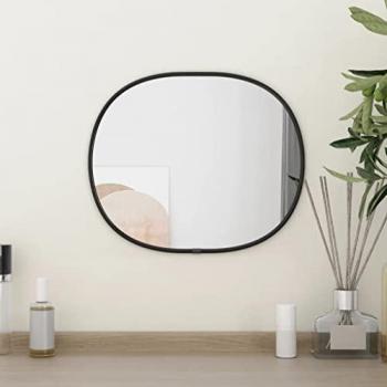 Espejo de Pared Colgante VidaXL - Color Dorado, Negro y Plateado, Tamaño 30x25 cm, Ideal para Dormitorio, Tocador y Salón