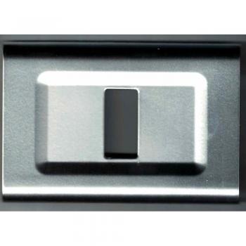 Placas de ABS Serie Magic Elite Bticino Compatibles Color Plata - 4 Foros