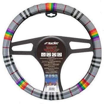 Funda de Volante Simoni Racing CVT/62 - Eco-Cuero Multicolor 37-39cm