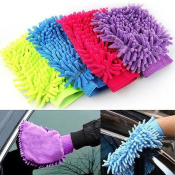 TOOGOO(R) Guante Microfibra de Limpieza Lavado para Coche Cocina Hogar