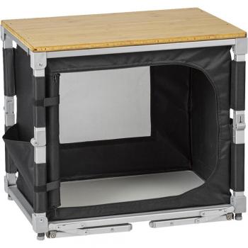 Armario de cocina plegable Azabache Cube Brunner, 65x45xh81 cm, gris oscuro