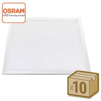 Pack 10 x Panel LED 48W-40W-36W-24W, 60x60cm, Blanco frío