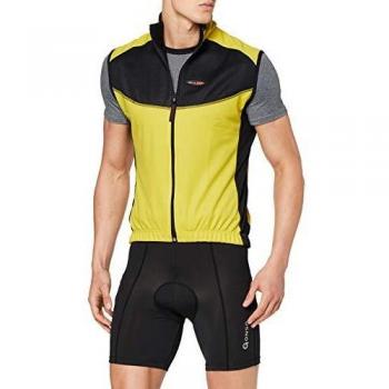 Massi Windtex Chaleco, Hombre, Amarillo/Negro, XXL