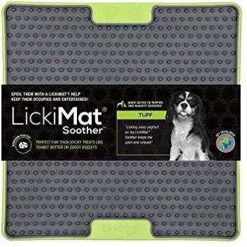 LICKIMAT Chupete Tuff Perro Verde