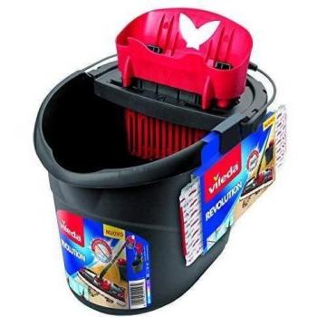 Vileda SuperMocio Revolution Sistema - sistemas de mopa Negro, Rojo, Color blanco