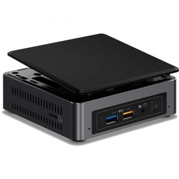 Kit de Mini PC Intel NUC 7I5BNK con Core i5-7260U, Soporte para 32GB SODIMM DDR4 RAM y Disco M.2 SSD, HDMI, USB-C, Micro SDXC, BT LAN WIFI USB 3.0