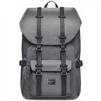 KAUKKO Mochilas Tipo Casual Compartimento para 15 Portátil 22 litros Gris