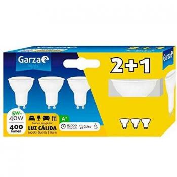 LED BOMBILLA GU10 5W 110º 400LM 30K CAJA 2+1