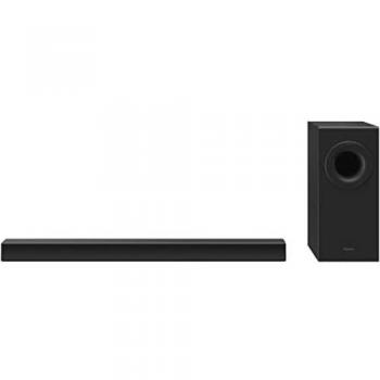 Panasonic SC-HTB496EGK Barra de Sonido 2.1 Canales con Subwoofer Inalámbrico, 320 W, Negro