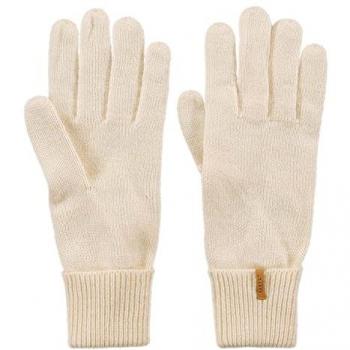 Barts Women's Stretchy Ribbed Knitted Gloves - Brown - Size L