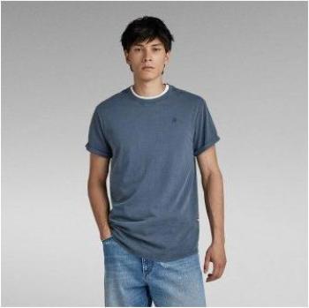 G-Star Men's Lash Ribbed Short Sleeve T-Shirt in Sustainable Organic Cotton - Salute Gold (XXS)