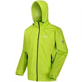 Regatta Chubasquero Lyle IV Impermeable Y Transpirable con Forro de Malla Oculta con Capucha Y Cubierta Activa Jackets Waterproof Shell, Hombre, Electric Lime, XXXL