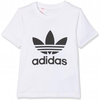adidas J Trefoil Tee G Camiseta, Niñas, Rojo